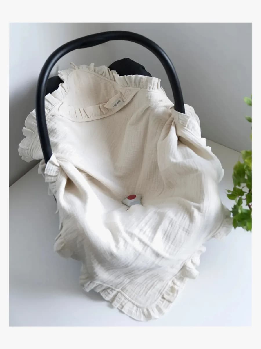 Baby's Only Hooded Baby Filt Calm, Warm Linen