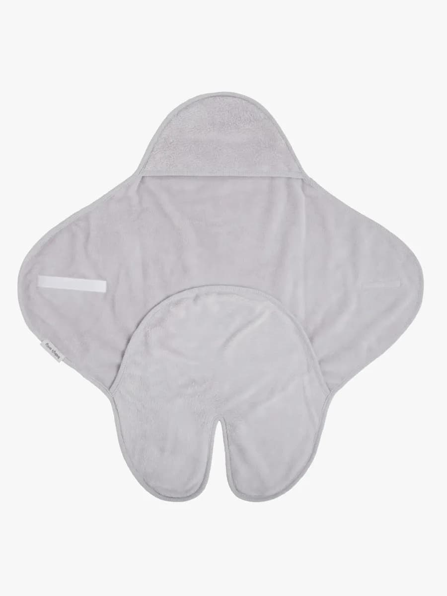 Baby's Only Hooded Baby Filt med Fötter Cozy, Dusty Grey