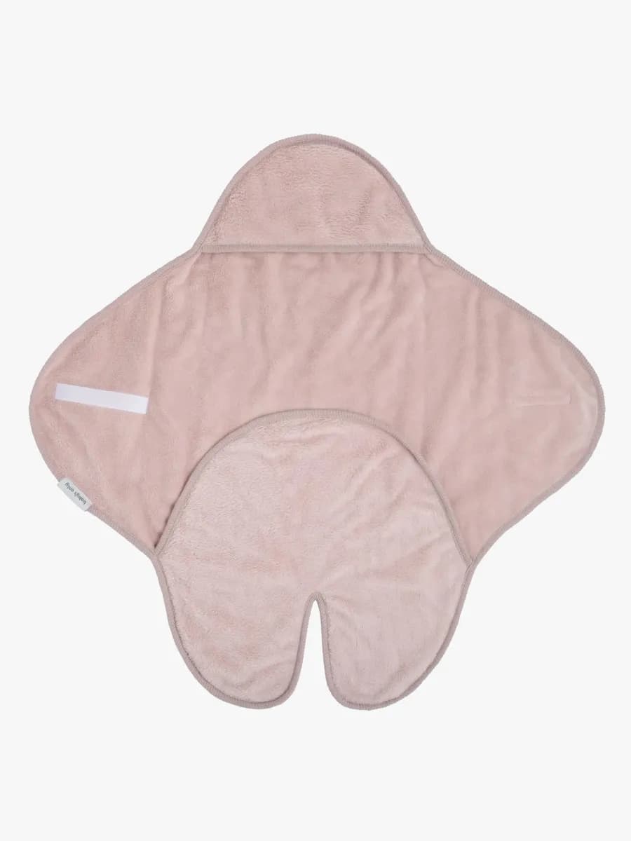 Baby's Only Hooded Baby Filt med Fötter Cozy, Old Pink