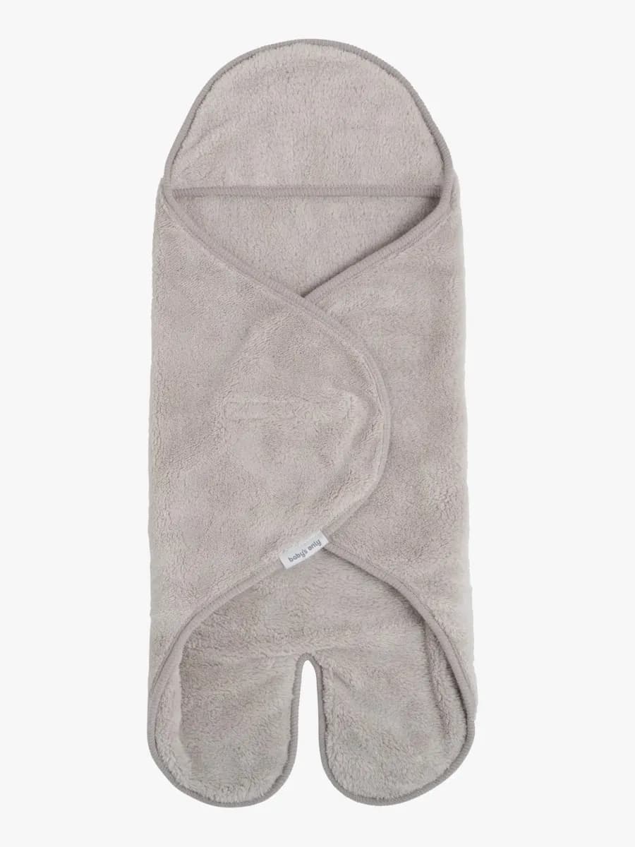 Baby's Only Hooded Baby Filt med Fötter Cozy, Urban Taupe