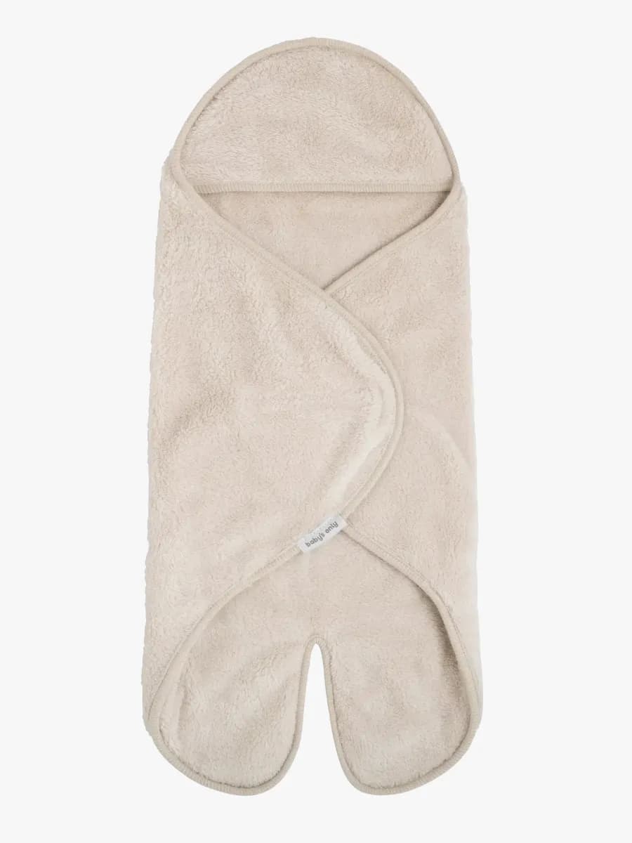 Baby's Only Hooded Baby Filt med Fötter Cozy, Warm Linen