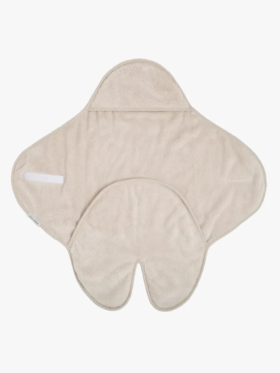 Baby's Only Hooded Baby Filt med Fötter Cozy, Warm Linen