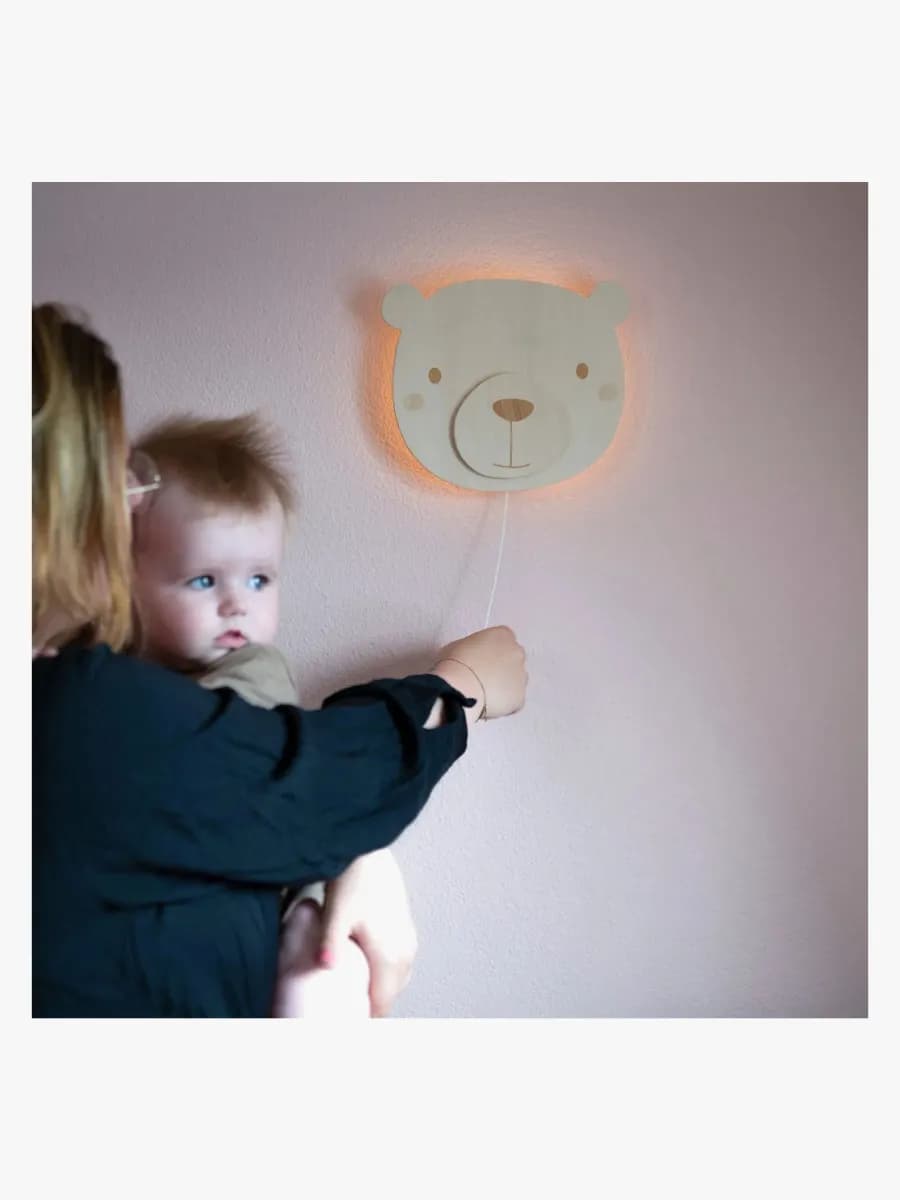 Baby's Only Vägglampa, Bear Wonder, Barnrum