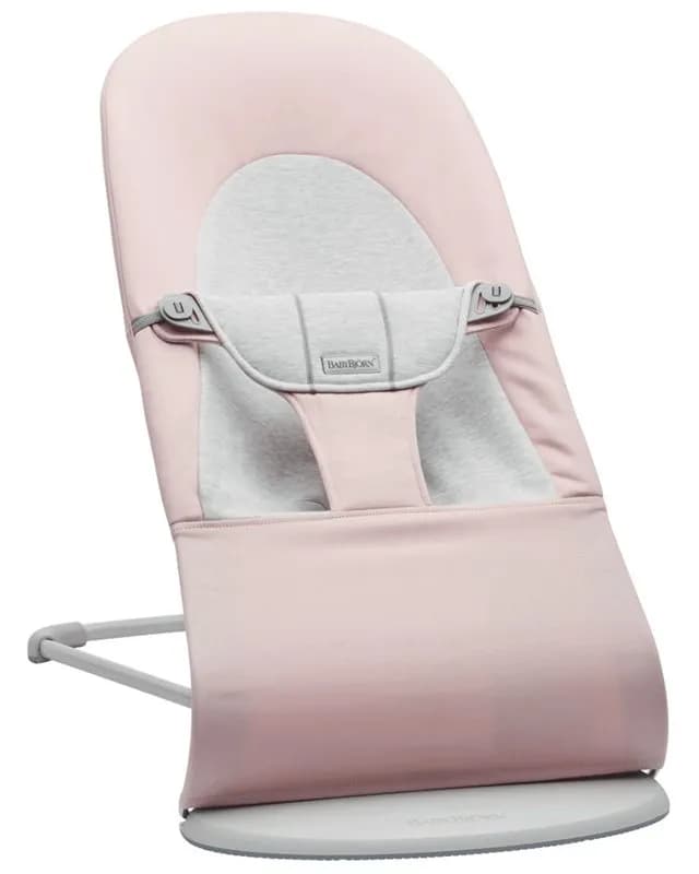 Babybjörn Balance Soft jersey, ljusrosa/grå/grå ram