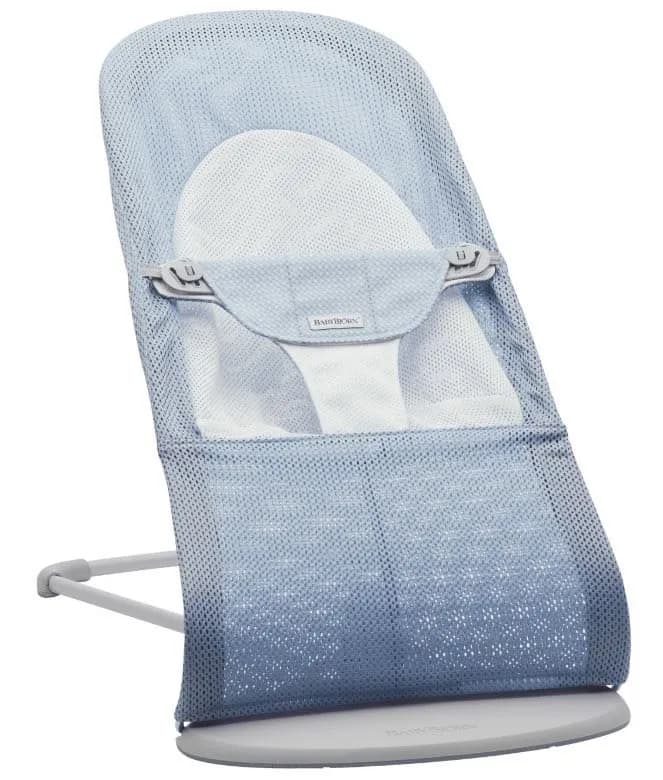 Babybjörn Balance Soft mesh, himmelsblå/vit/grå ram