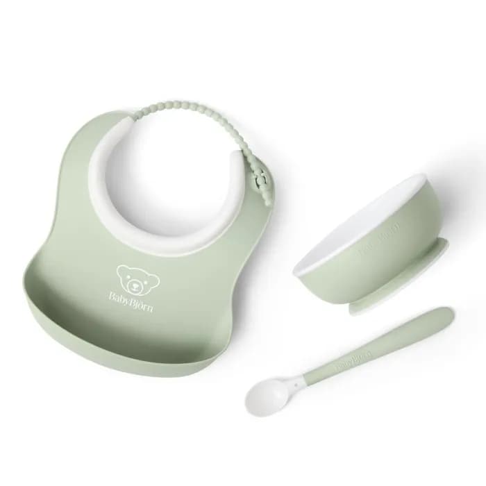 Babybjörn Barnservis 3-delar (Powder Green)