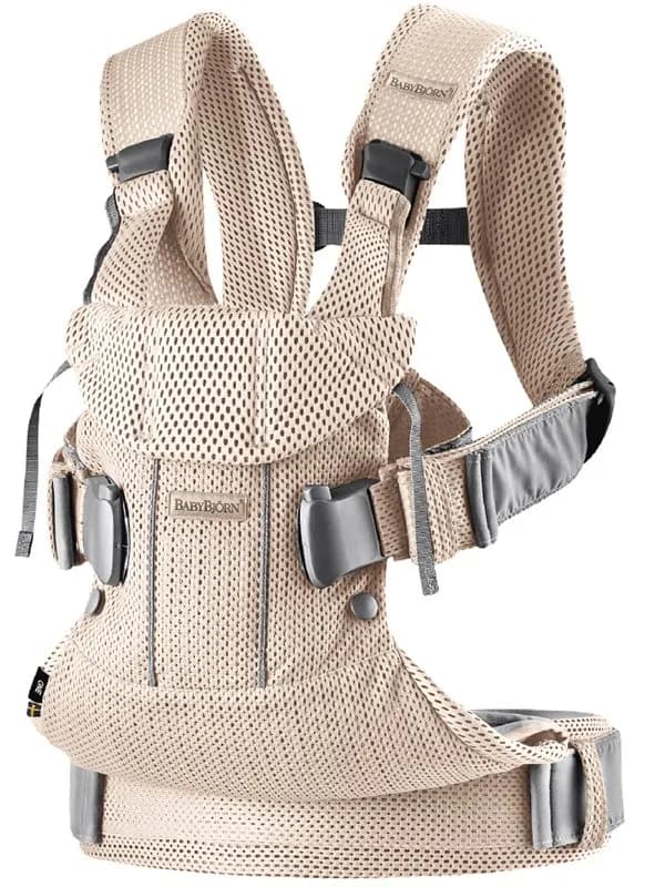 Babybjörn bärsele One Air, pärlemorosa 3D mesh