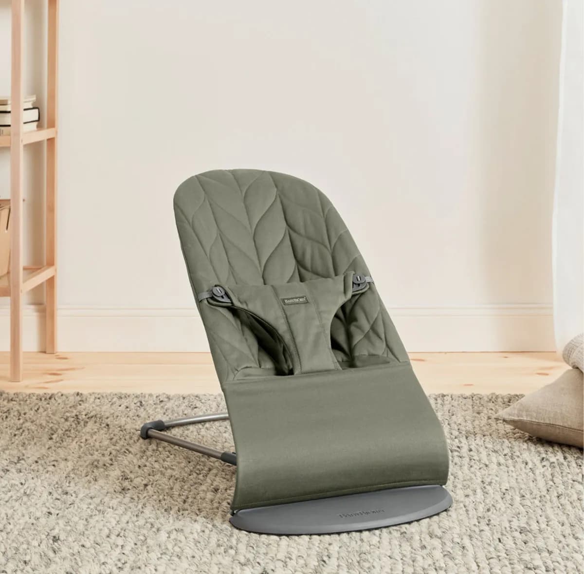 Babybjörn Balance Bliss vävd petal quilt, mörkgrön