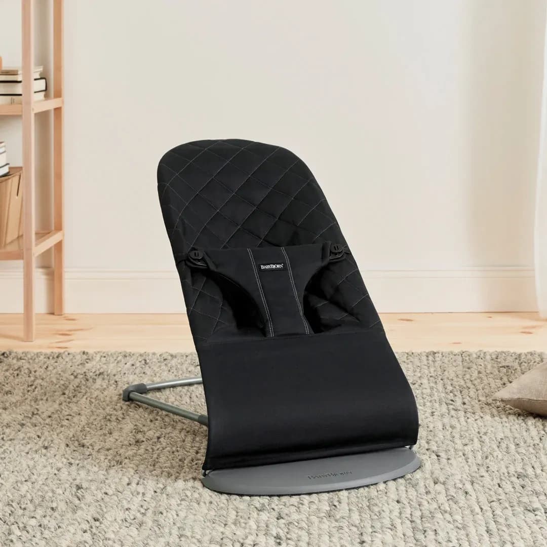 BabyBjörn Bliss Babysitter Vävd Klassisk Quilt, Svart