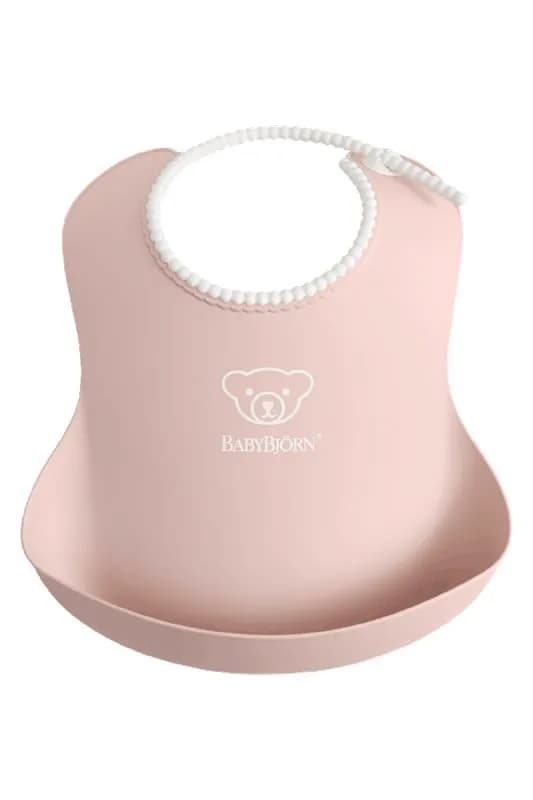 Babybjörn haklapp 1-pack, blekrosa