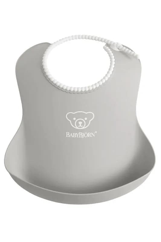 Babybjörn haklapp 1-pack, grå