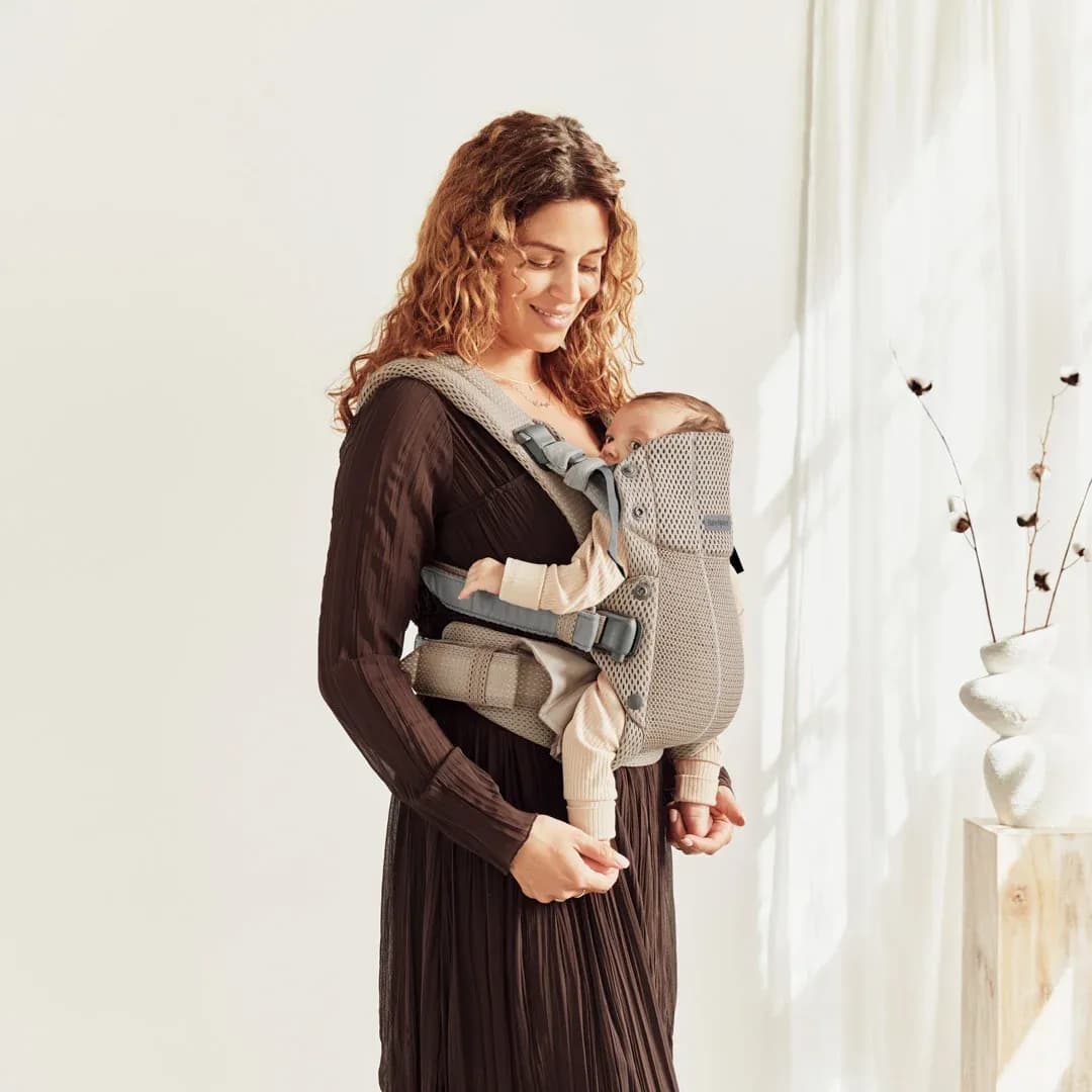 BabyBjörn Harmony Bärsele 3D Mesh, Gråbeige