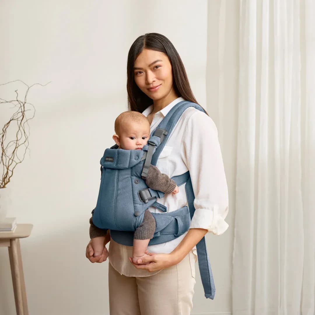 BabyBjörn Harmony Bärsele Vävd, Blue Melange