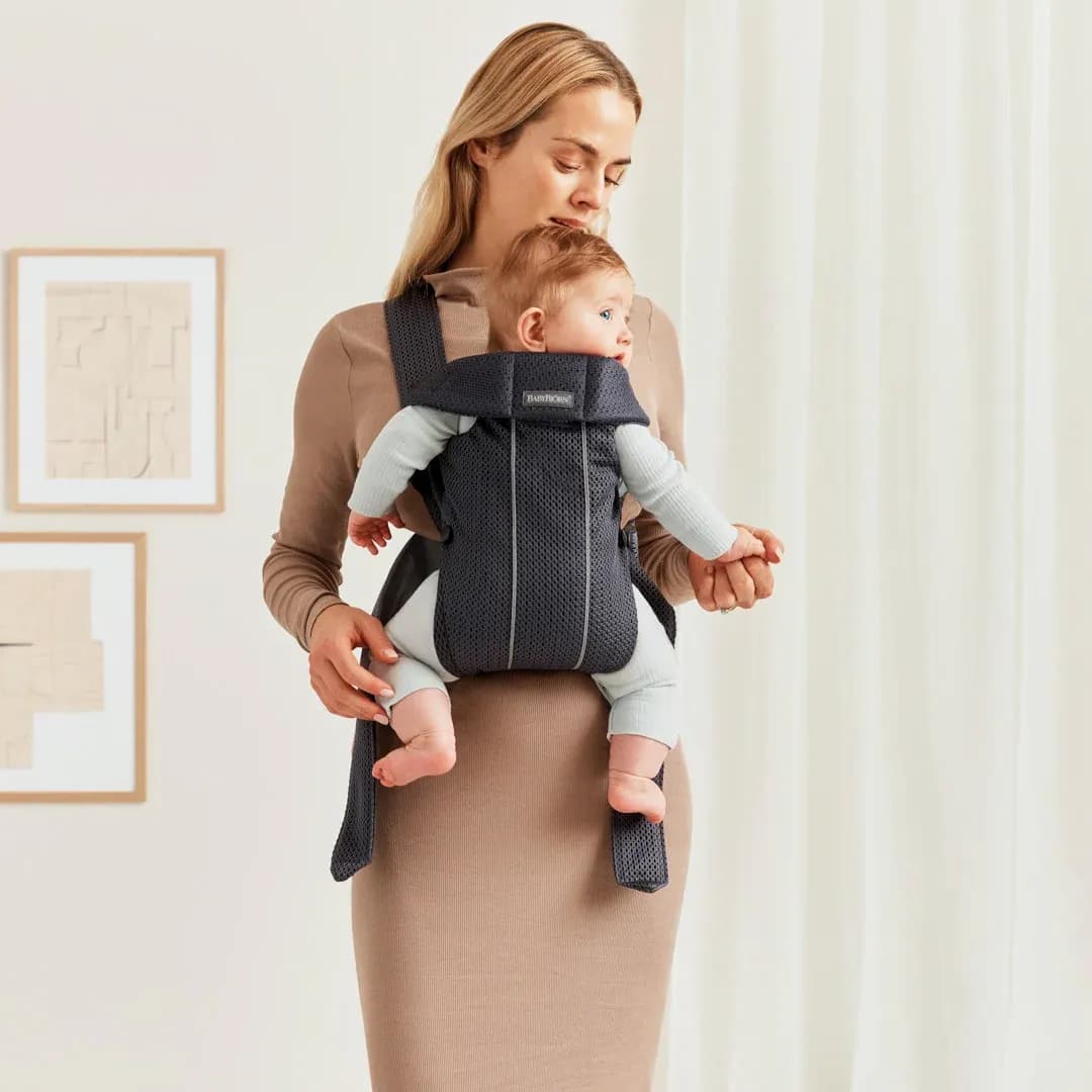 BabyBjörn Mini Bärsele 3D Mesh, Anthracite
