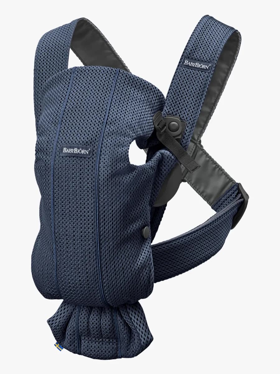 Babybjörn bärsele Mini, 3D mesh marinblå