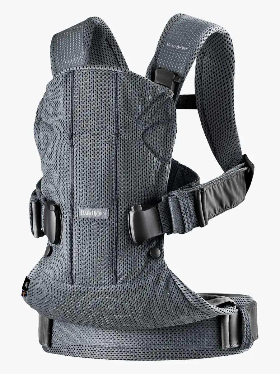 BabyBjörn One Air Bärsele 3D Mesh, Antracit Grey - Bäst i test