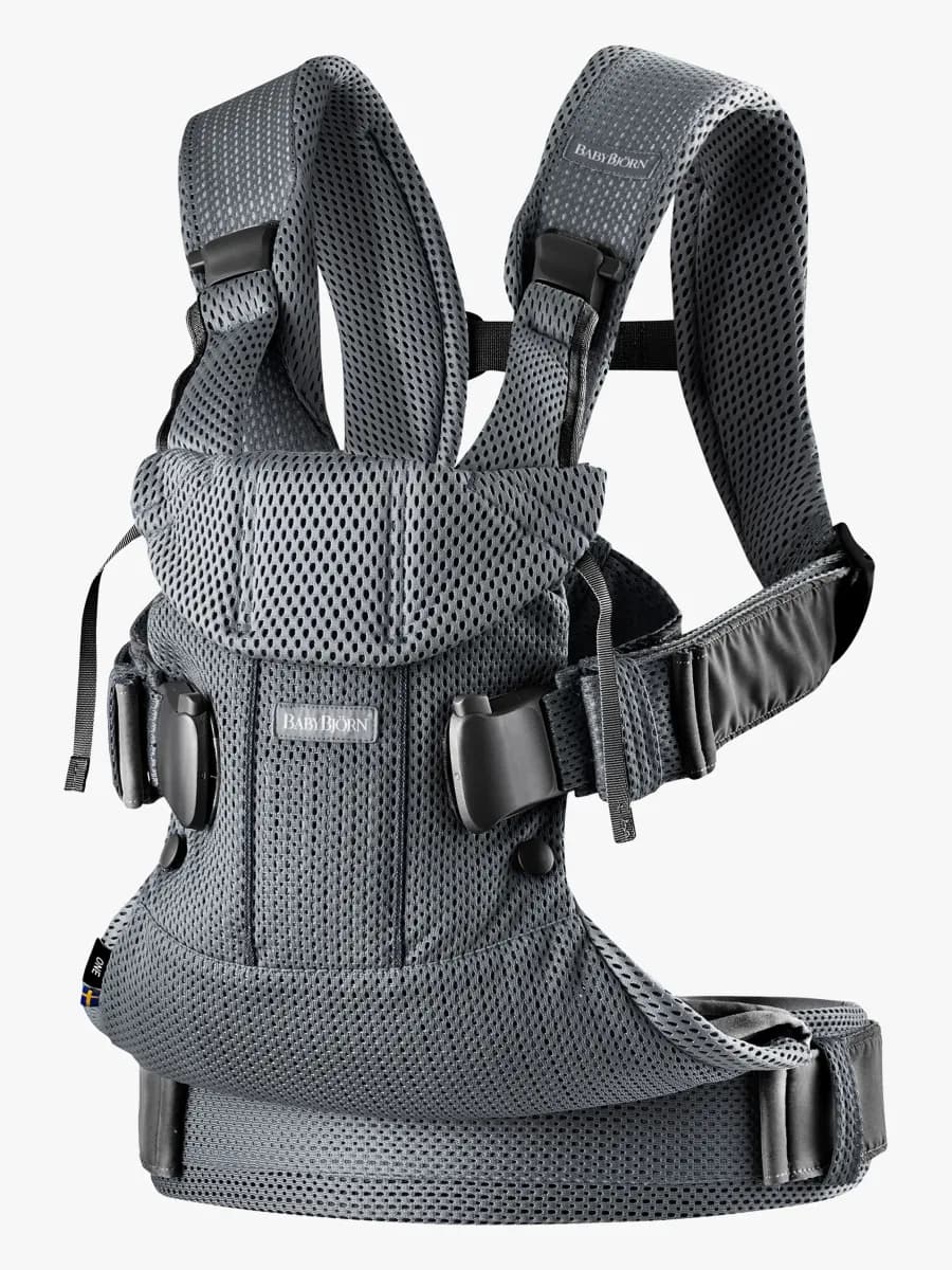 BabyBjörn One Air Bärsele 3D Mesh, Antracit Grey - Bäst i test