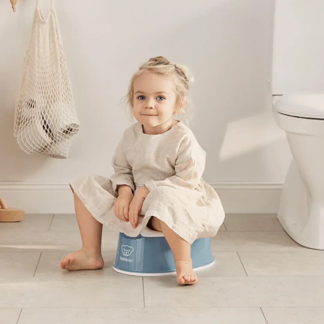 Babybjörn smart potta, gråblå
