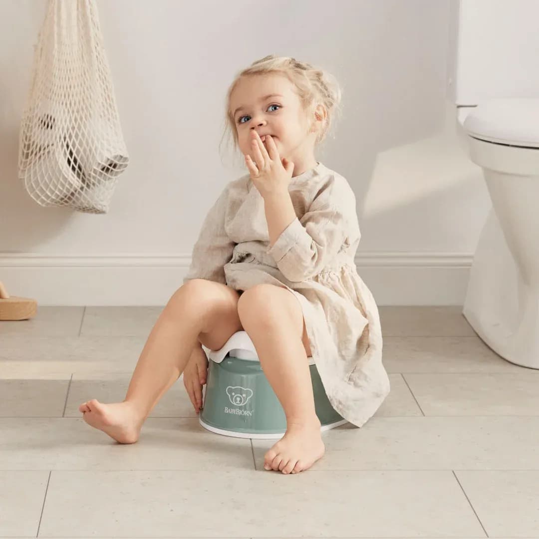 Babybjörn smart potta, grågrön