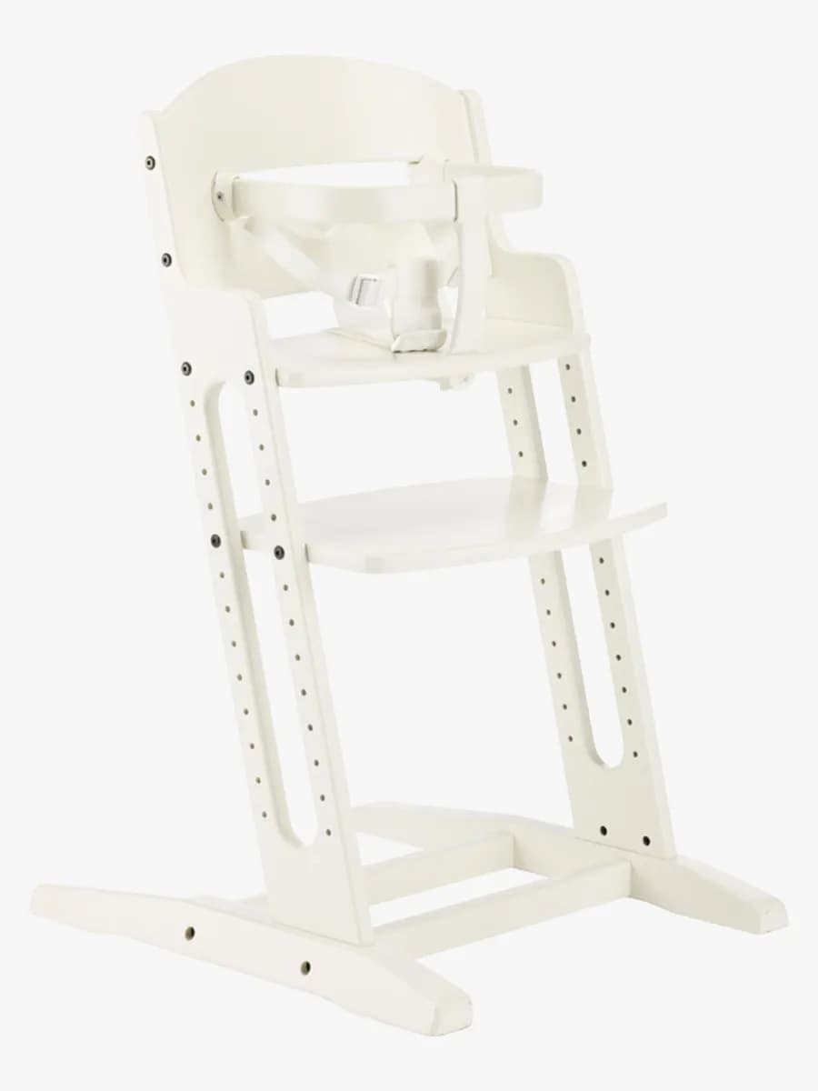 BabyDan Danstolen Matstol inkl Bygel &  Rem, Vit - Bäst i test