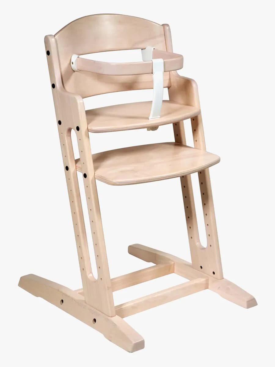 BabyDan Danstolen Matstol inkl Bygel &  Rem, Whitewash - Bäst i test