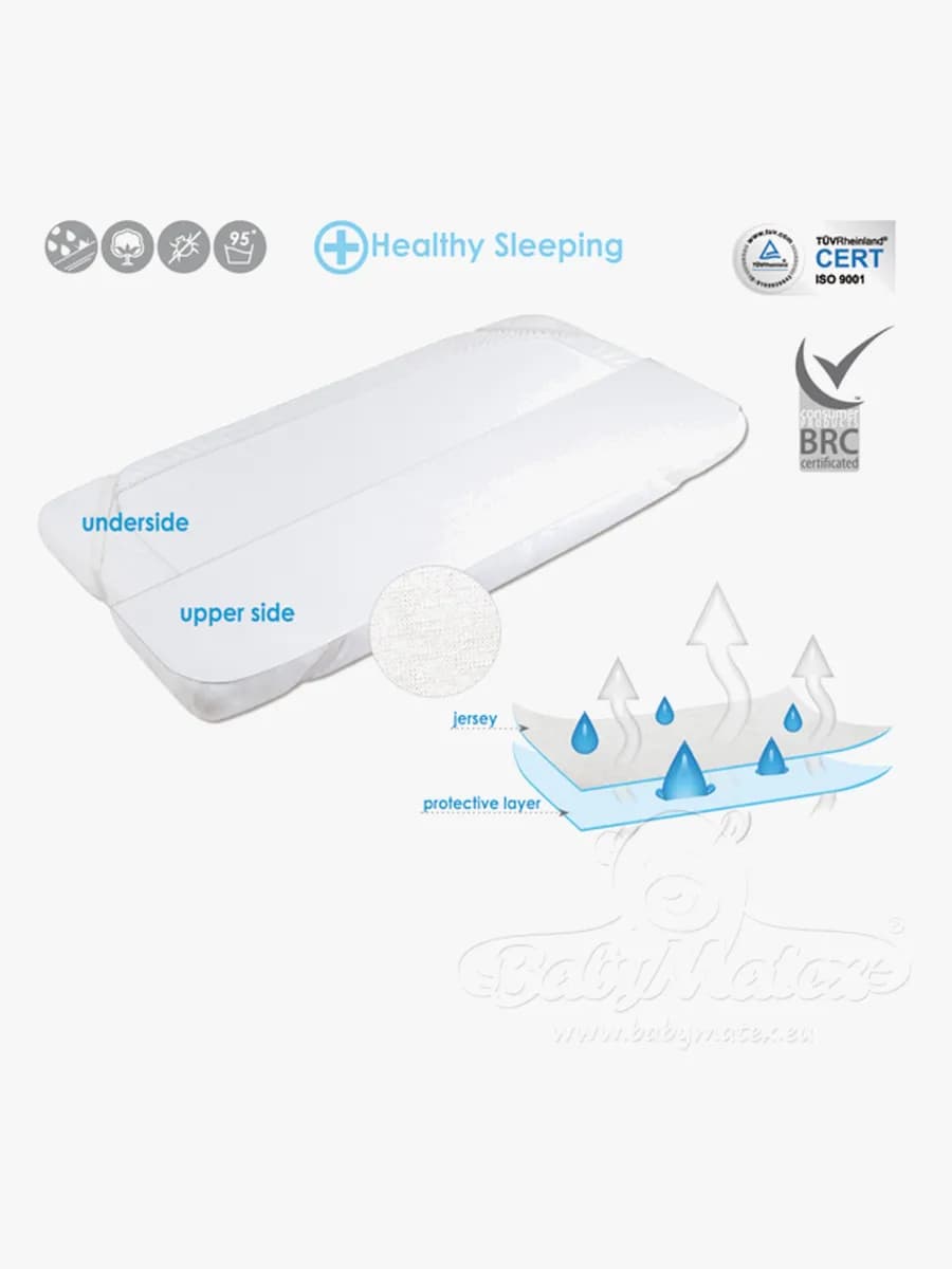 BabyMatex Hygenic Jersey Lakan 60x120, Vit