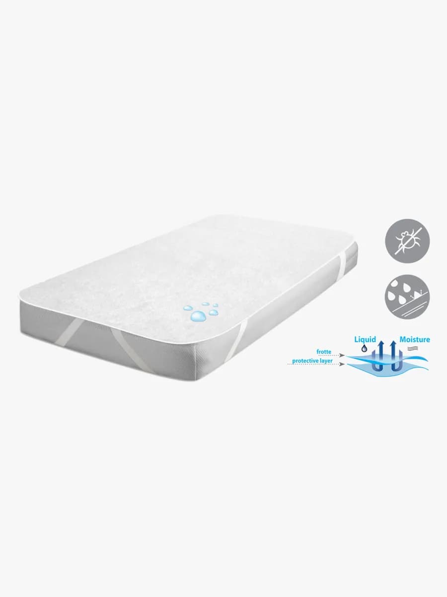 BabyMatex Hygenic Stabile Madrasskydd, Vit