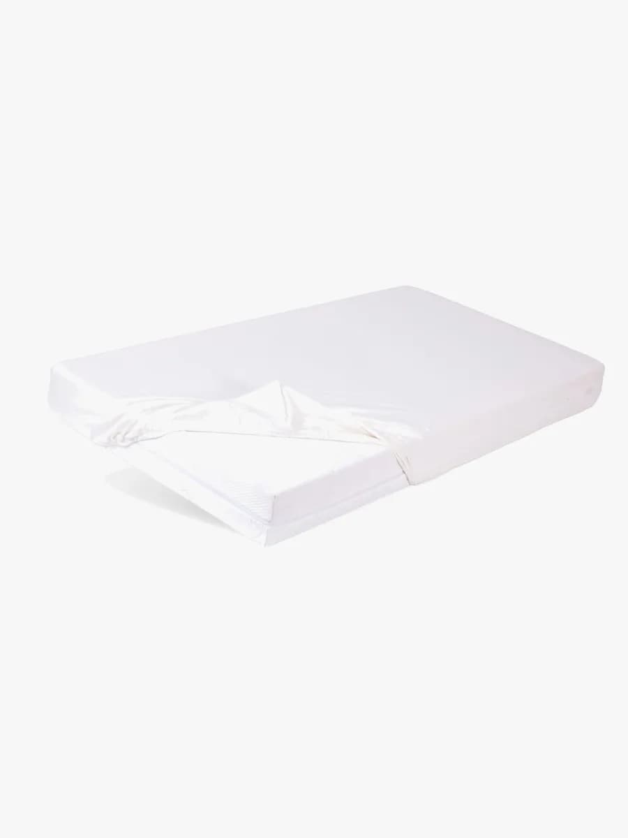 BabyMatex Jersey Dra-på-lakan 80x160, Vit