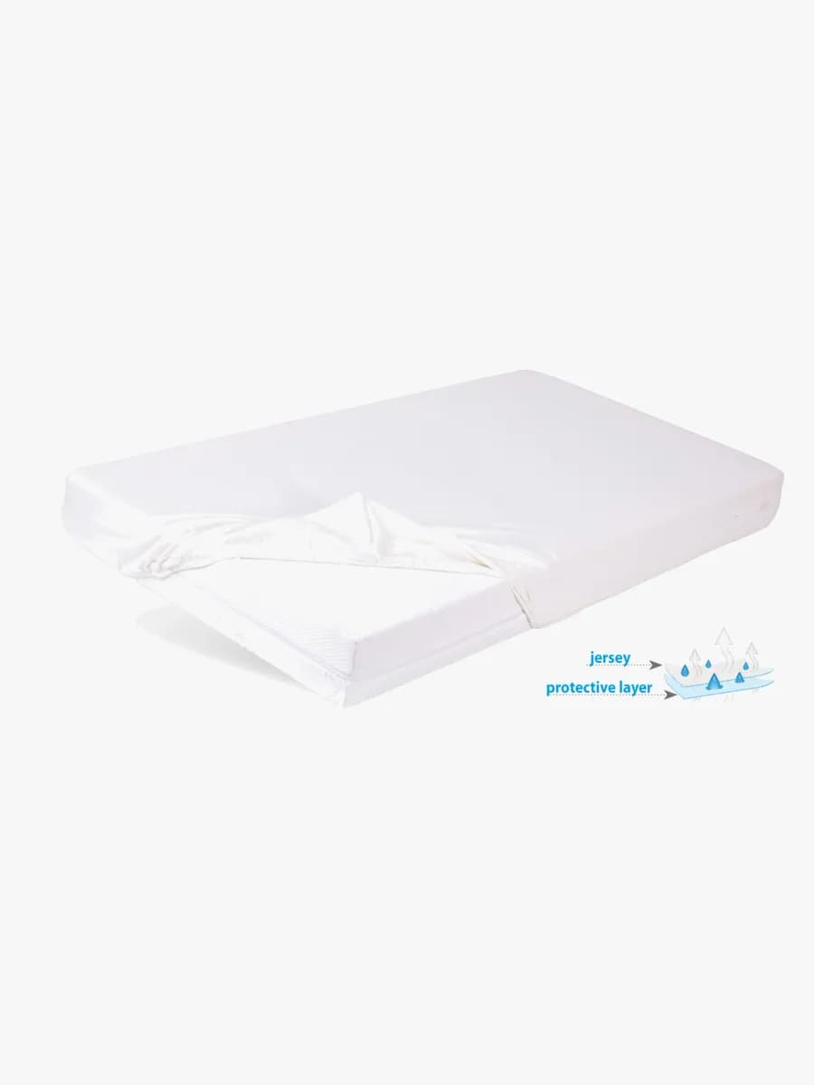 BabyMatex Jersey Waterproof Dra-på-lakan 40x90, White
