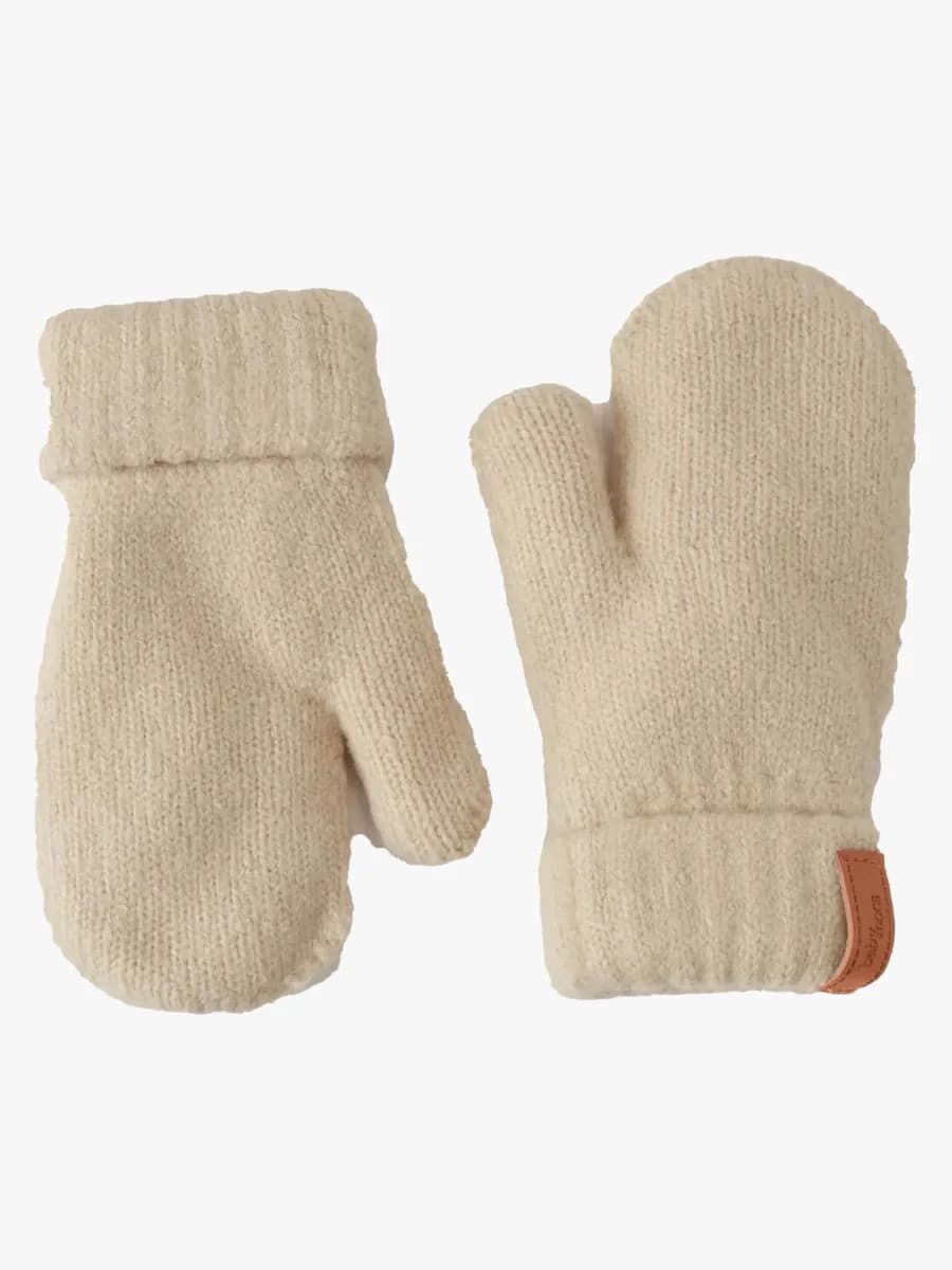 BabyMocs  Stickade Vantar, Beige, 3-7 år