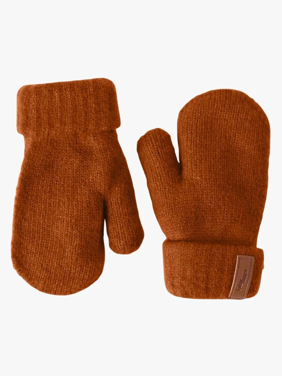 BabyMocs  Stickade Vantar, Rust, 0-2 år