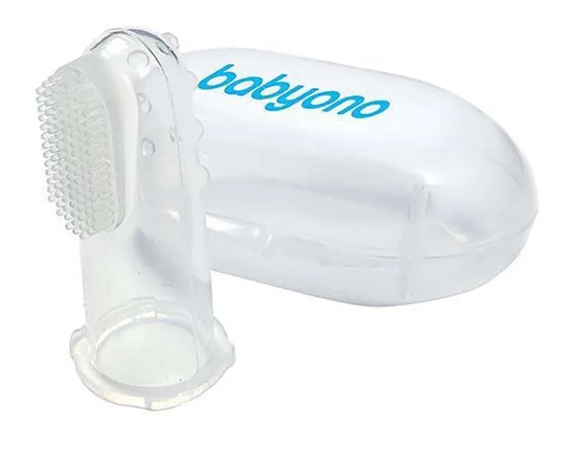 Babyono fingertandborste baby, transparent