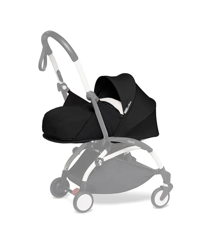 Babyzen Yoyo färgklädsel med liggbas 0+, black