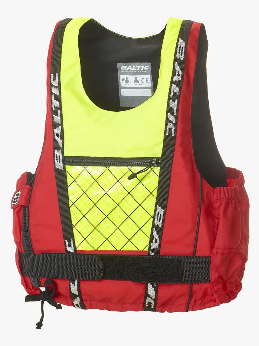 Baltic Pro Flytväst, Röd/Gul, 25-40kg