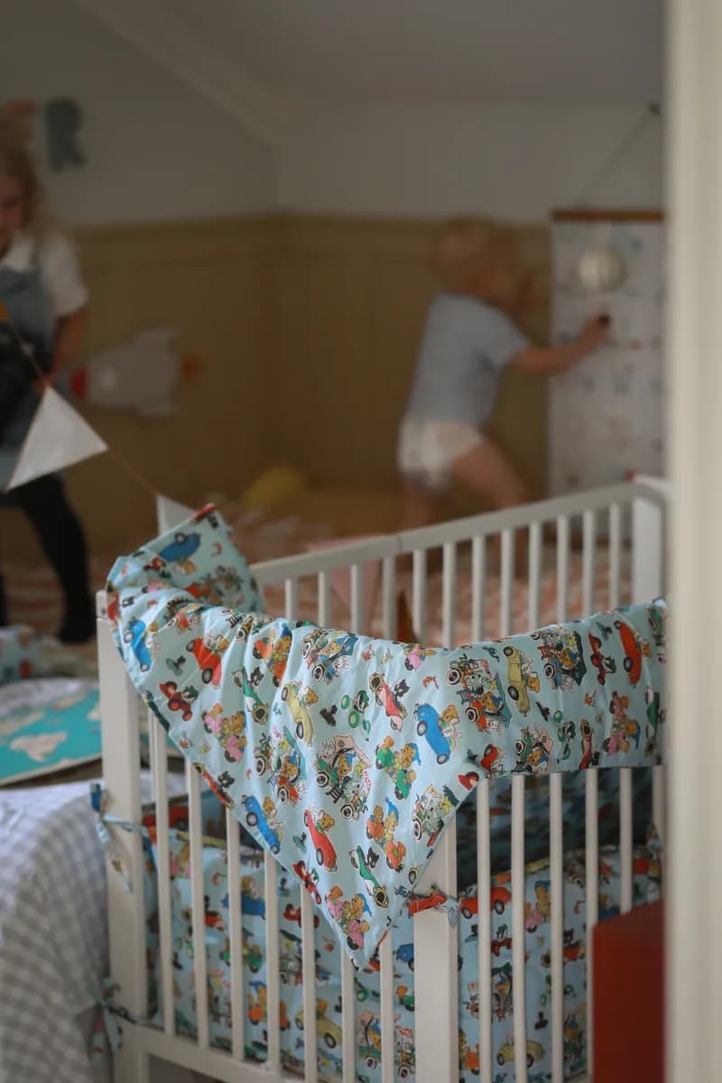 Bamse Bäddset Spjälsäng 100x130