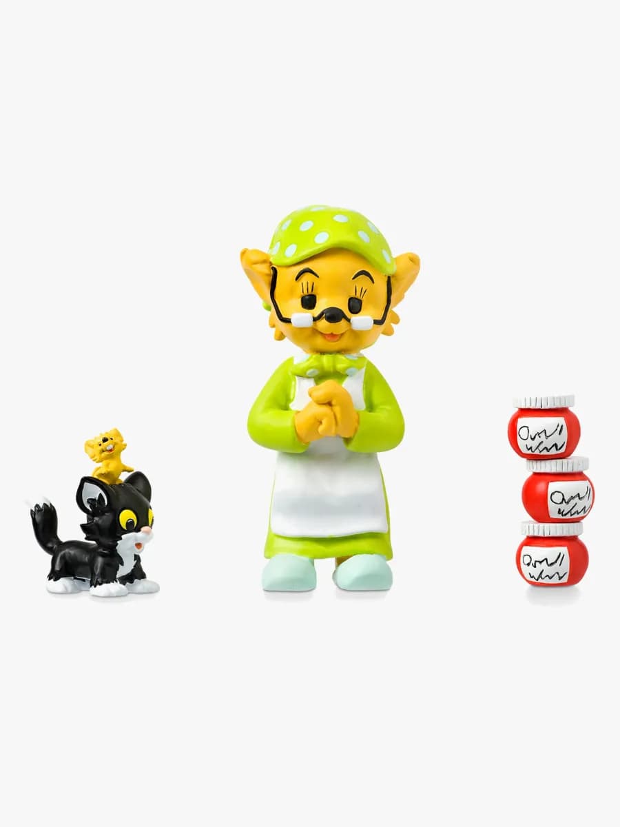 Bamse Figurset Farmor, Katten &  Musen
