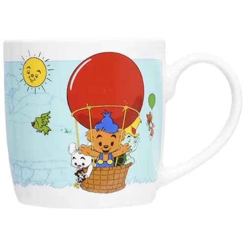 Bamse Mugg Tre vänner i Luftballong