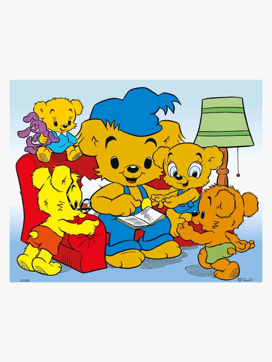 Bamse Pussel Läser 9 Bitar