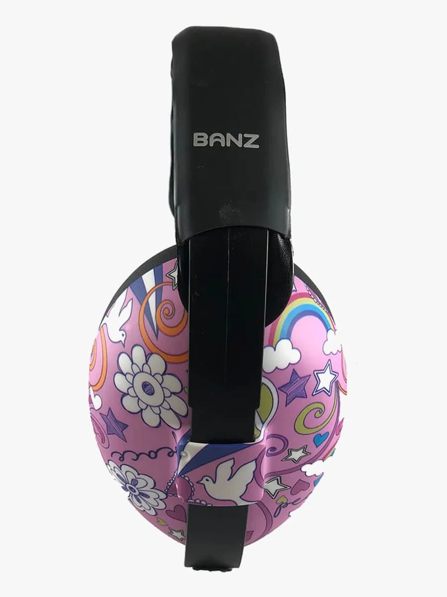 Banz Hörselskydd Baby, Peace Pink