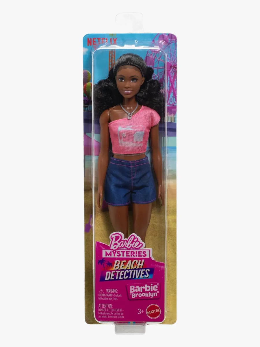 Barbie Beach Detective Docka Brooklyn