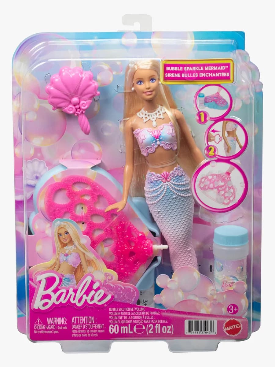 Barbie Bubble Sparkle Docka Sjöjungfru