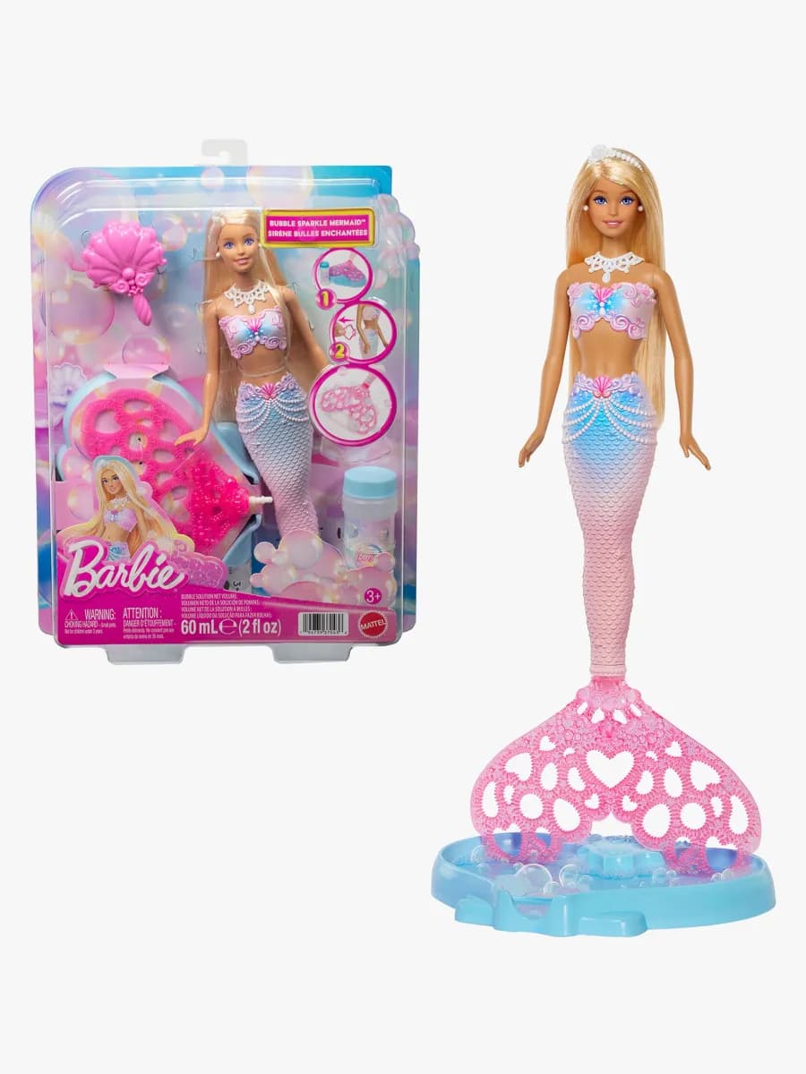 Barbie Bubble Sparkle Docka Sjöjungfru