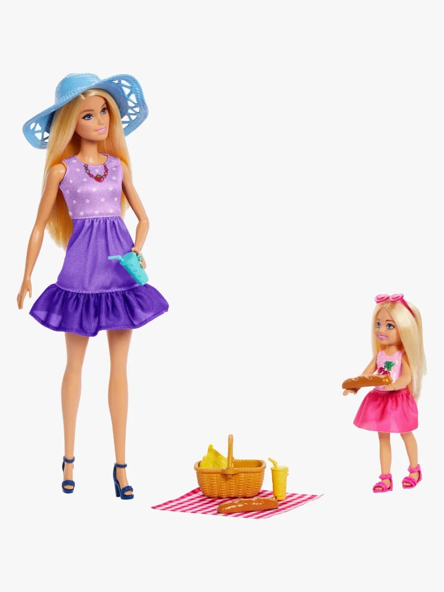 Barbie Family &  Friends Lekset Malibu &  Chelsea Picknick