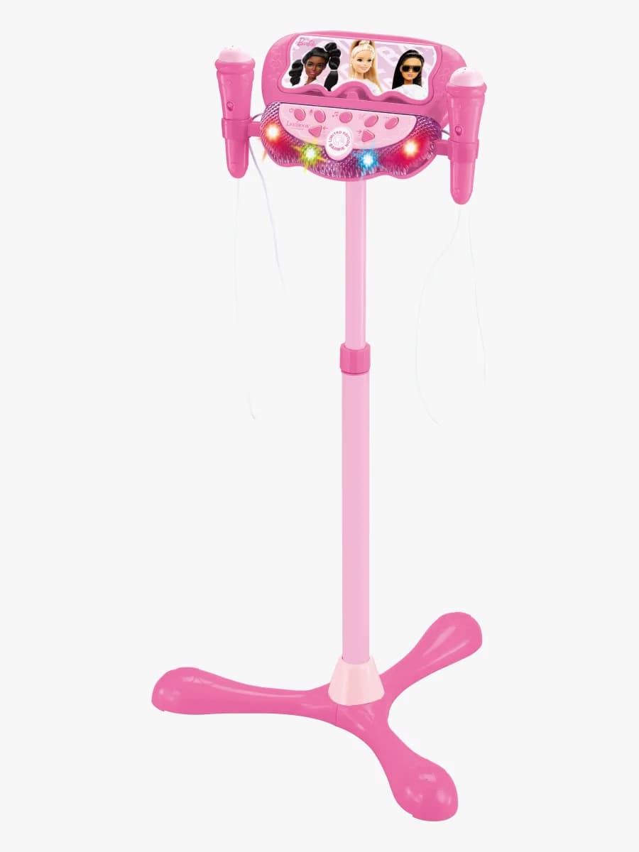 Barbie Justerbart Karaoke Stativ med 2 Mikrofoner