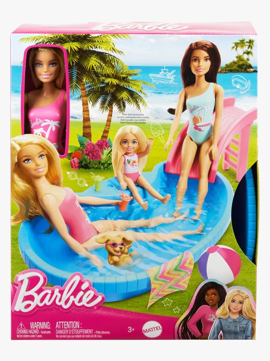 Barbie Lekset Docka &  Pool