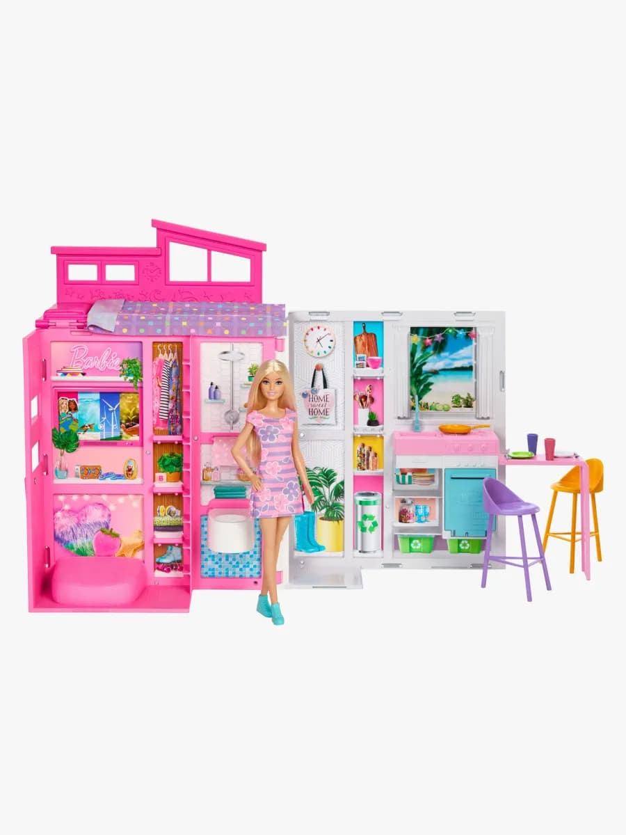 Barbie Lekset med Docka Getaway House
