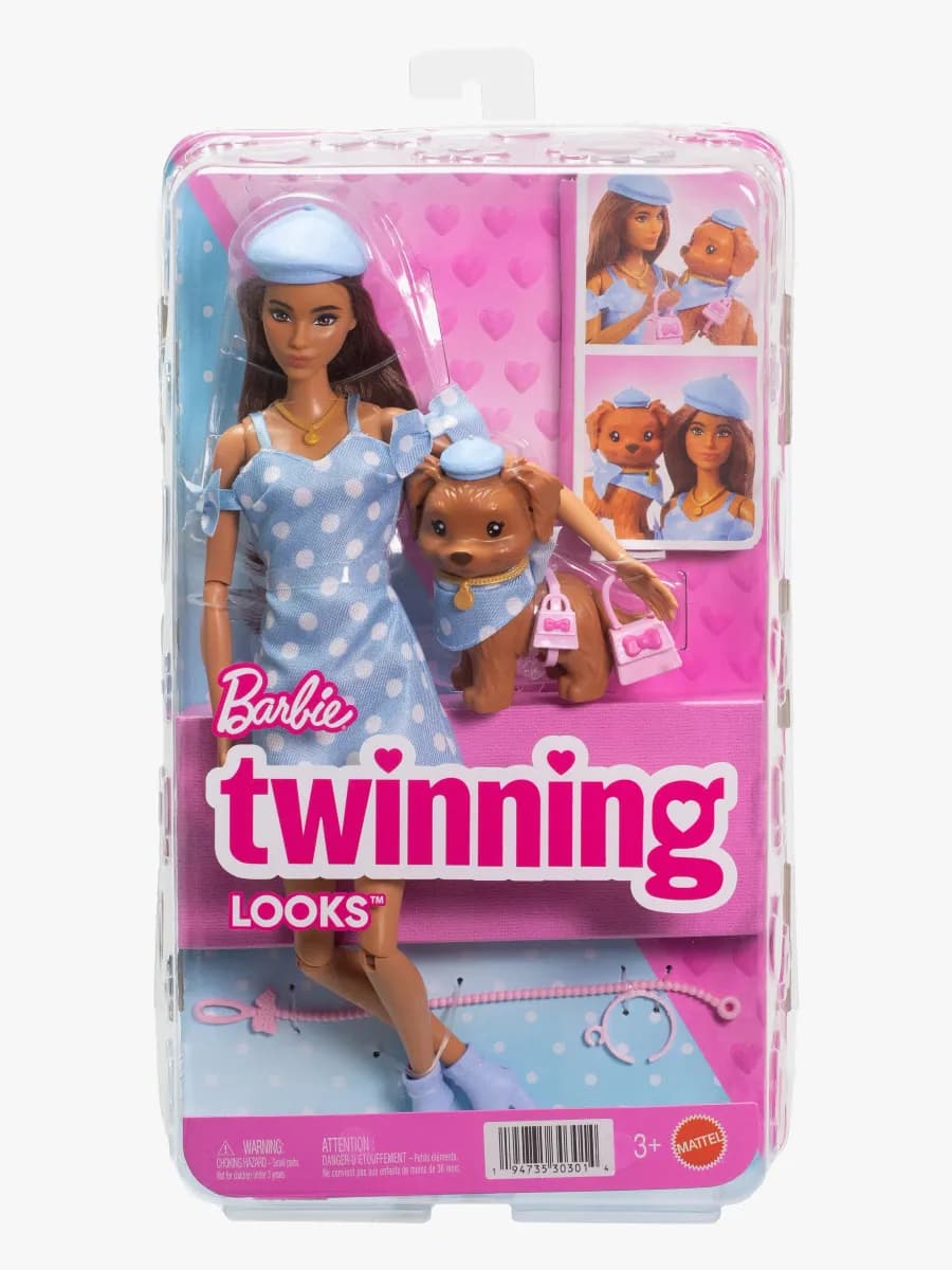 Barbie Modedocka Twinning Looks, Blå
