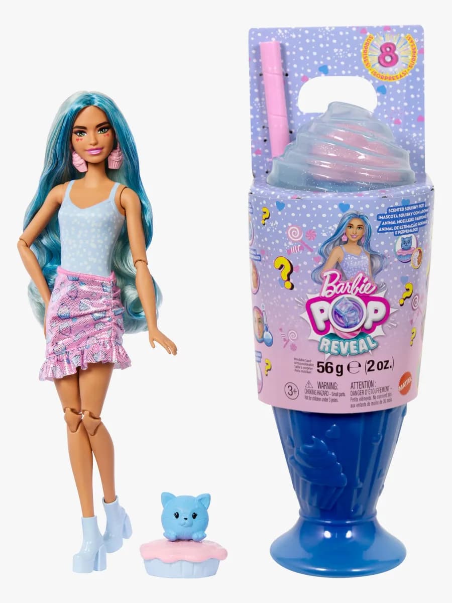 Barbie Pop Reveal Docka Treats Series, Blå