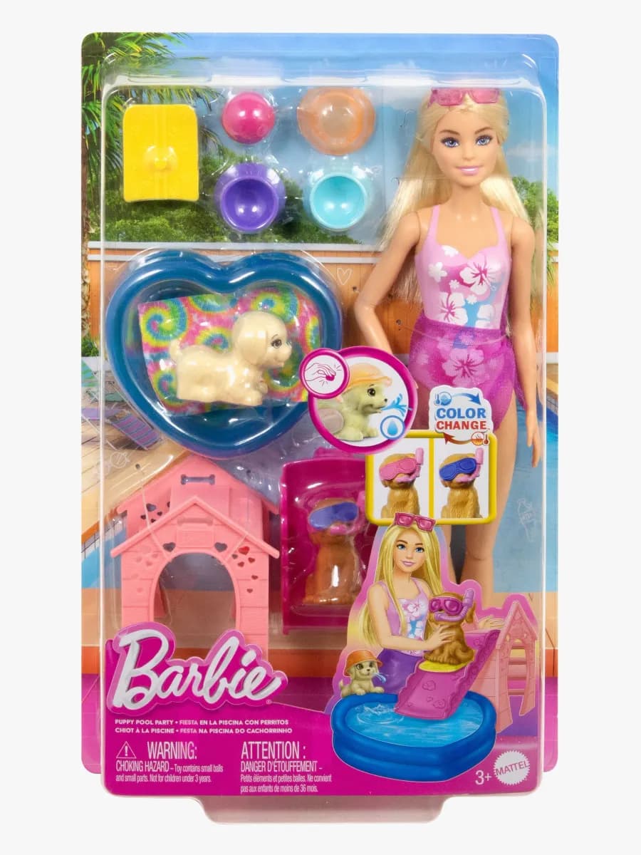 Barbie Puppy Pool Party Lekset