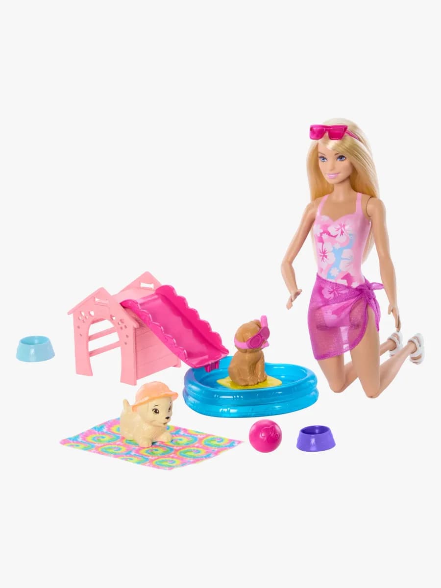 Barbie Puppy Pool Party Lekset